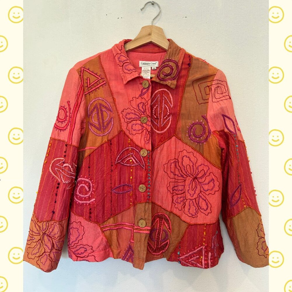 Coldwater Creek Patchwork Jacket